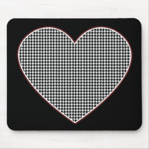 Houndstooth Heart (Tuscaloosa, Alabama) Mousepad