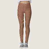 HOUNDSTOOTH | LEGGINGS – BRAUN (Vorderseite)