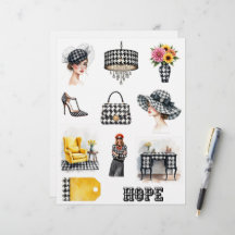 Houndstooth-Mode-Schabkunstpapier-Ausschnitte
