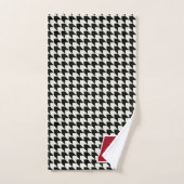 Houndstooth monogram bath towel set (Handtuch)