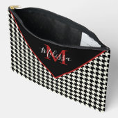 Houndstooth personalisiert zubehörtasche (Offen)