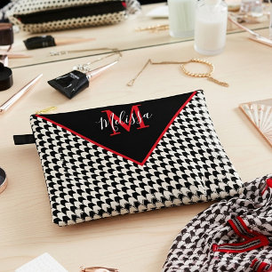 Houndstooth personalisiert  zubehörtasche
