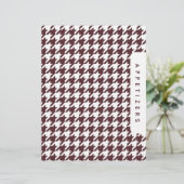 Houndstooth Recipe Divider / Appetizers / Custom (Stehend Vorderseite)