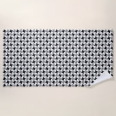 Houndstooth SW Strandtuch (Vorderseite)