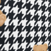 Houndstooth-Teddy Zuhause, Tapete (Naht)