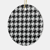 Houndstooth Weave Pattern Christmas Ornament (Links)