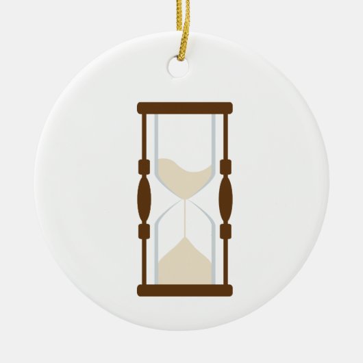 Hour Glass Keramik Ornament (Vorne)