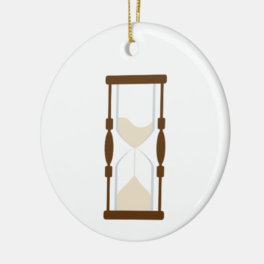 Hour Glass Keramik Ornament (Links)