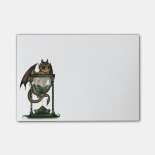 Hourglass-Drache Post-it Klebezettel