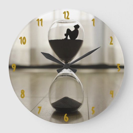 Hourglass - Prisoner of time Große Wanduhr (Vorderseite)