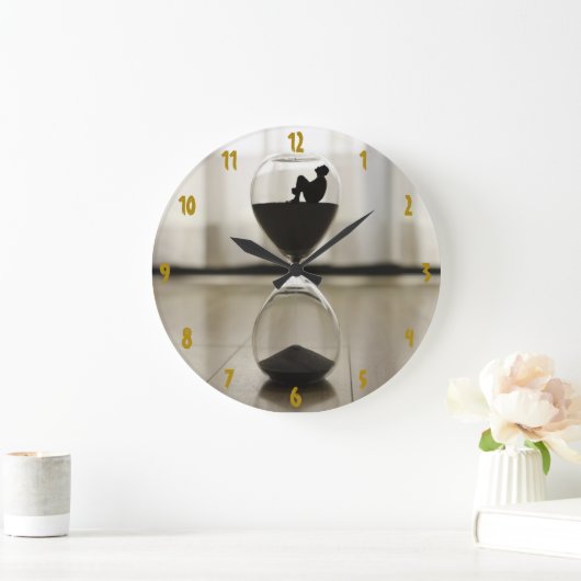 Hourglass - Prisoner of time Große Wanduhr (Zuhause)