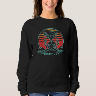 Hourglass Retro Vintag 80er Style Sand Timer Sweatshirt