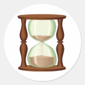 Hourglass Sands Runder Aufkleber (Vorderseite)