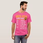 Hourly Rate - General Physici T-Shirt (Vorne ganz)