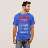 Hourly Rate Pipefitter Pipefitting Plumbing T-Shirt (Vorne ganz)