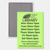 Hours Magnet (Vorderseite/Rückseite)