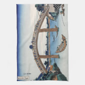 Housai Mount Fuji von unterhalb der Men's Bridge Geschirrtuch (Vertikal)