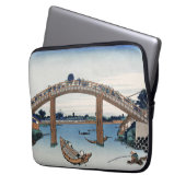 Housai Mount Fuji von unterhalb der Men's Bridge Laptopschutzhülle (Vorderseite Links)