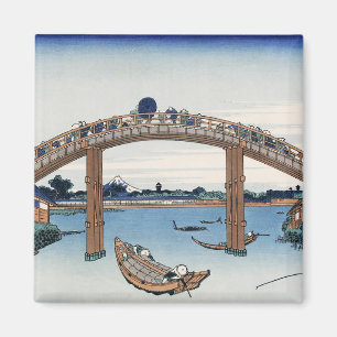 Housai Mount Fuji von unterhalb der Men's Bridge Magnet