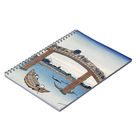 Housai Mount Fuji von unterhalb der Men's Bridge Notizblock (Linke Seite)