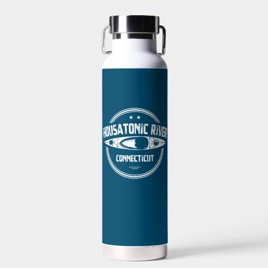 Housatonic River Connecticut Kayaking Trinkflasche (Vorne)