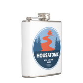 Housatonic Wild and Landschaftlich River Connectic Flachmann (Rechts)