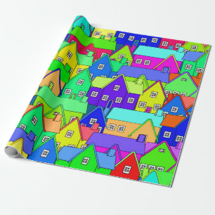 House_006 Geschenkpapier