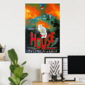 House 1977 Nobuhiko Obayashi Vintag Japanisch Poster (Heimbüro)