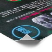 House 1977 Nobuhiko Obayashi Vintag Japanisch Poster (Ecke)