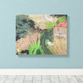 House and Reeds, c.1921-24 Leinwanddruck (Insitu (Holzboden))