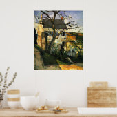 House and Tree - Paul Cezanne - c1873 Poster (Küche)