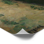 House and Tree - Paul Cezanne - c1873 Poster (Ecke)