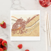 House Art Paper Napkins Serviette (Beispiel)