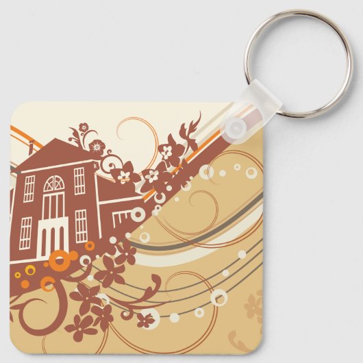 House Art Schlüsselanhänger (Rückseite)