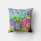 House Artwork Kissen (Rückseite)