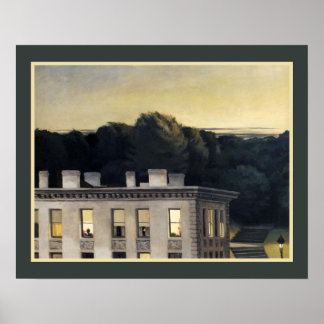 "House at Dusk" 1935 von Edward Hopper Poster