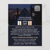 House at Night Portrait, Chimney Sweep Service Flyer (Vorne)
