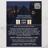House at Night Portrait, Chimney Sweep Service Flyer (Vorne)