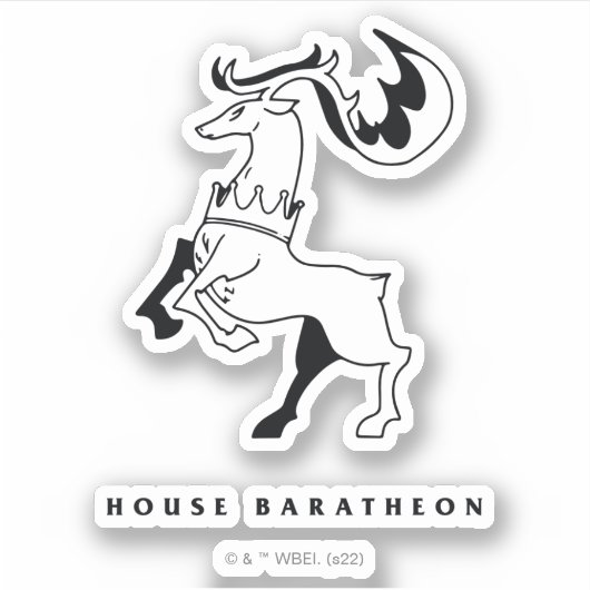 House Baratheon Icon Aufkleber (Vorderseite)