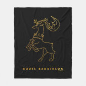 House Baratheon Icon Fleecedecke (Vorderseite)