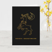 House Baratheon Icon Karte (Gelbe Blume)
