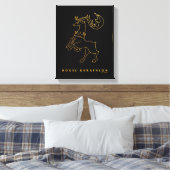 House Baratheon Icon Leinwanddruck (Insitu (Schlafzimmer))