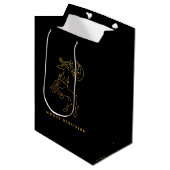 House Baratheon Icon Mittlere Geschenktüte (Vorderseite Schrägansicht)
