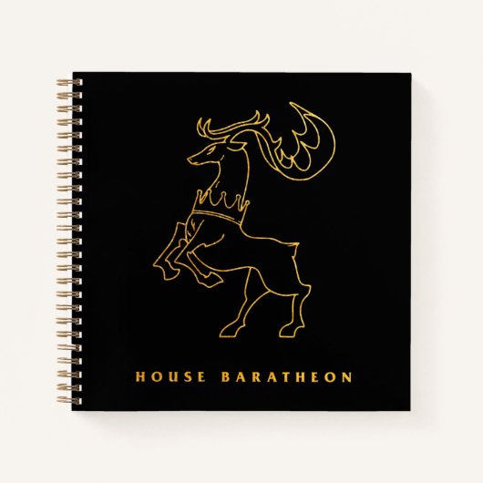 House Baratheon Icon Notizblock (Vorderseite)