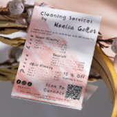 House Behaltend Haushaltspreis Rose Gold Blush Qr  Einladung