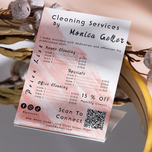 House Behaltend Haushaltspreis Rose Gold Blush Qr Einladung