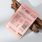 House Behaltend Haushaltspreis Rose Gold Blush Qr  Einladung