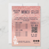 House Behaltend Haushaltspreis Rose Gold Blush Qr  Einladung (Vorderseite)