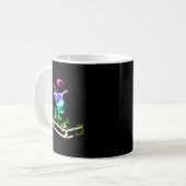 House Cat Rainbow Dj Cat Kaffeetasse (Vorderseite Links)