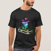 House Cat Rainbow Dj Cat Kitty T-Shirt (Vorderseite)